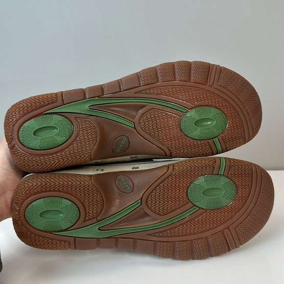 Orvis Cream Leather Topsider Boat Shoes Size 9.5 - Picture 9 of 16